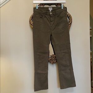 J. Crew Billie Boot Cut Women’s Jeans in Olive Size 25